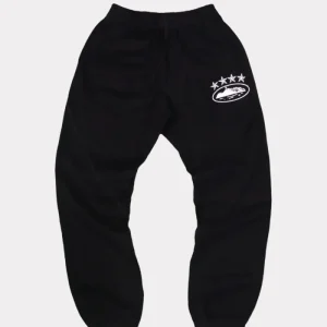 Corteiz 4Starz Alcatraz Jogginghose Schwarz