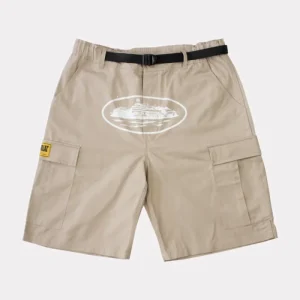 Corteiz Alcatraz Cargoshorts Beige