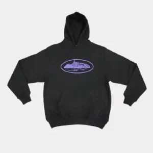 Corteiz Alcatraz Hoodie – Schwarz/Lila